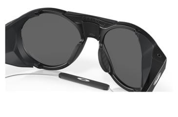 Image of Oakley OO9440 Clifden Sunglasses - Mens, Matte Black Frame, Prizm Black Polarized Lens, 56, OO9440-944009-56