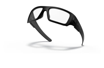 Image of Oakley SI OO9253 Det Cord Ballistic Sunglasses - Mens, Matte Black Frame, Clear Lens, 61, OO9253-925321-61