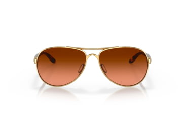 Image of Oakley Tie Breaker OO4108 Sunglasses - Womens, Polished Gold, 56, OO4108-410820-56