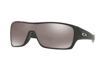 Image of Oakley Turbine Rotor OO9307 Sunglasses 930715-32 - Polished Black Frame, Prizm Black Polarized Lenses