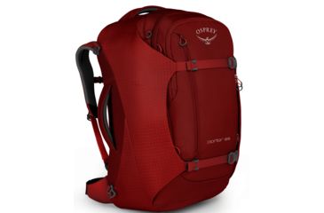 Image of Osprey Porter 65 Gear Hauler Backpack, Diablo Red, O/S, 10001110