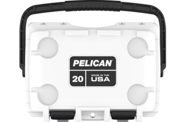 Image of Pelican IM Elite Cooler, Gray, 20 QT, 20Q-1-WHTGRY