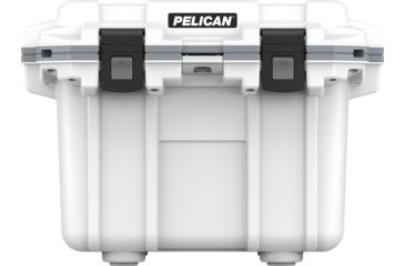 Image of Pelican IM Elite Cooler, White/Gray, 30 qt 30Q-1-WHTGRY