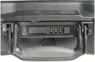 Image of Pelican Laptop Watertight Case w/ Lid Organizer, Tray &amp; Strap - Black 1495-003-110