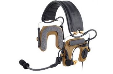 Peltor ComTac IV Hybrid Communication Headset, Single Comm, Flexi Boom