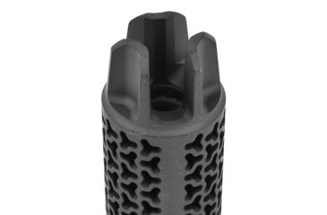 Image of Precision Armament EFAB 762 Hybrid Muzzle Brake, .308 Caliber / 7.62mm, Thread 5/8-24 TPI, Matte Black, A04488
