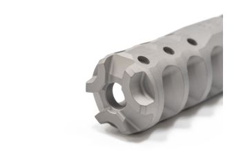 Image of Precision Armament Hypertap Muzzle Brake, 5.56x45mm NATO, Matte Stainless, A04613