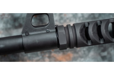 Image of Precision Armament M4-72 Severe-Duty Compensator AK-47 7.62x39mm, Matte Black, A04022