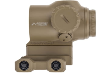 Image of Primary Arms SLX 1x Micro Prism Scope w/Red Illuminated ACSS Cyclops Gen II Reticle, Flat Dark Earth, 710048