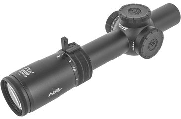 Image of Primary Arms Compact PLx Rifle Scope, 1-8x24mm, 30 mm Tube, First Focal Plane, ACSS Raptor M8 Yard Reticle, Black, 610150