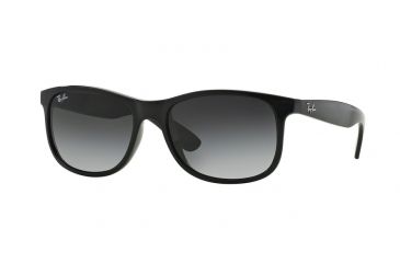 Image of Ray-Ban ANDY RB4202 Sunglasses 601/8G-55 - Black Frame, Gray Gradient Lenses