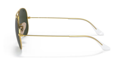 Image of Ray-Ban Aviator Large Metal RB3025 Sunglasses, Arista Frame, G-15 Green Lens, 58, RB3025-W3400-58
