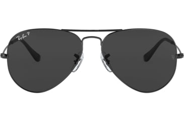 Image of Ray-Ban Aviator Large Metal RB3025 Sunglasses, Black, 58, RB3025-002-48-58