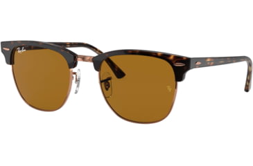 Image of Ray-Ban Clubmaster RB3016 Sunglasses, Havana, 49, RB3016-130933-49