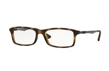 Image of Ray-Ban RX7017 Eyeglass Frames 2012-56 - Dark Havana Frame