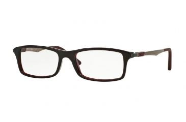 Image of Ray-Ban RX7017 Eyeglass Frames 5552-54 - Red Frame