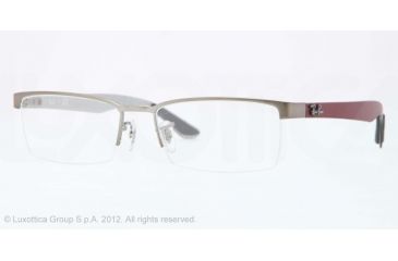 Image of Ray-Ban RX8412 Eyeglass Frames 2620-52 - Matte Gunmetal Frame, Demo Lens Lenses