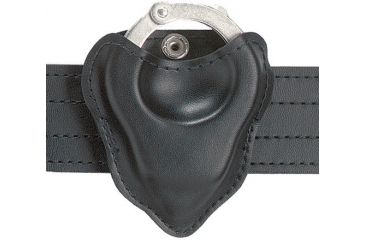Safariland 090-22 Black Nylon-Look Open-Top Formed Handcuff Pouch