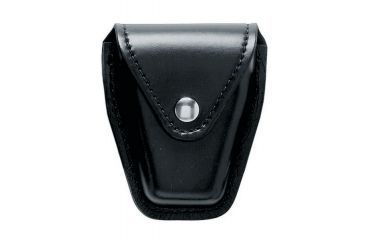 Safariland 190-4HS Black Basketweave Hidden Snap Top Flap Chain Handcuff Pouch