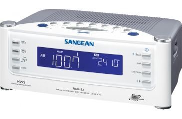 Sangean AM/FM/Aux-in Tuning Clock Radio | $4.00 Off Customer Rated w