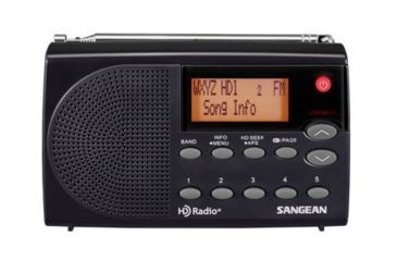 Image of Sangean HDR-14 AM / FM-Stereo HD Portable Radio, Black, Medium HDR-14