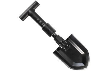 Image of Schrade Telescoping Folding Shovel,PP Handle,Black SCHSH1