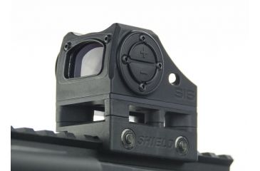 Image of Shield Sights Switchable Interface Red Dot Sight, Center Dot, Black, 2x1.5x1.25 in SIS-CD