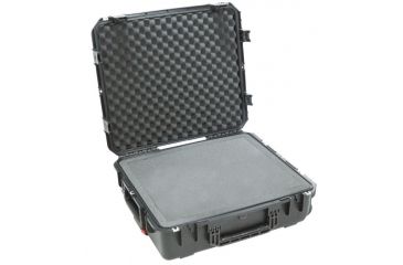 Image of SKB Cases I Series Injection Molded Watertight &amp; Dust Proof Case,Cubed Foam, Black, 24in x 21in x 7in 3I-2421-7B-C