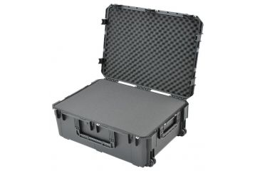 Image of SKB Cases I Series Injection Molded Watertight &amp; Dust Proof Case Cubed foam w/wheels, Black, 34.50in x 24.50in x 12.75in 3I-3424-12BC