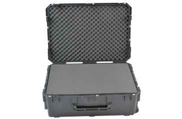 Image of SKB Cases I Series Injection Molded Watertight &amp; Dust Proof Case Cubed foam w/wheels, Black, 34.50in x 24.50in x 12.75in 3I-3424-12BC