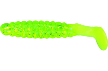 Image of Slider Crappie Panfish Grub, 18, 1.5in, Lemonade, CSGGF55