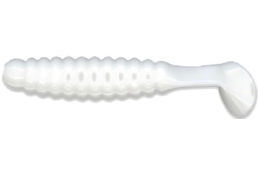 Image of Slider Crappie Panfish Grub, 18, 1.5in, White, CSG4