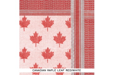 Image of SnugPak Camcon Shemagh, Canadian Maple Leaf, Red/White, 61190