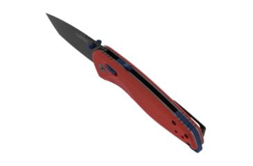 Image of SOG Specialty Knives &amp; Tools Aegis FX Fixed Blade Knives, 3.13in, Straight Edge, Cryo D2 Steel, Drop Point, Rescue Red, GRN Handle, SOG-17-41-03-41