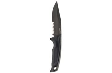 Image of SOG Specialty Knives &amp; Tools Recondo FX Fixed Blade Knives, 4.6in, Partially Serrated Edge, CRYO 440C Steel, Spear Point, Black, GRN / TPU Handle, Black, SOG-17-22-02-57