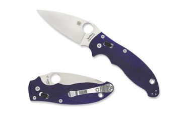 Image of Spyderco Manix Folding Knife, Blue/Purple, C101GPDBL2