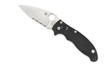 Image of Spyderco Manix2 Black G-10 Handle PS Blade Fold Knife C101GPS2