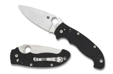 Image of Spyderco Manix2 XL Black G-10 Handle FE Blade Fold Knife C95GP2