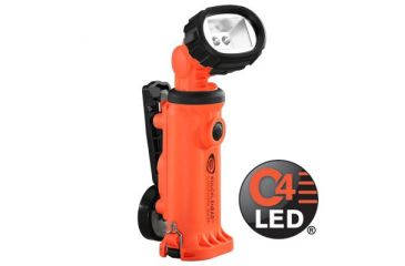 Image of Streamlight Knucklehead Multi-Purpose Worklight, 200 Lumen, Clip, Alkaline Model, Light Only, Orange, Blister Pack, 90644