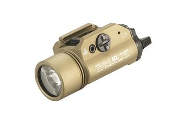 Image of Streamlight TLR-1 HL LED Rail-Mounted Tactical Flashlight, 800 Lumens w/Lithium Batteries, Flat Dark Earth, 69266