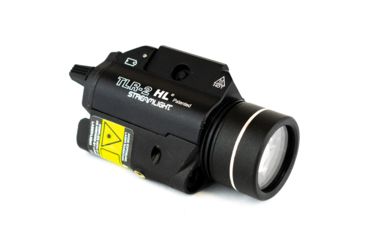Image of Streamlight TLR-2 HL High LumensWeapon Flashlight , CR123A, Red, 1000 Lumens, Black, 69261