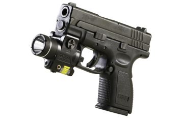 Image of Streamlight TLR-4 Compact Handgun Laser Sight Flashlight, No Battery, Red, 170 Lumens, Black, 69243