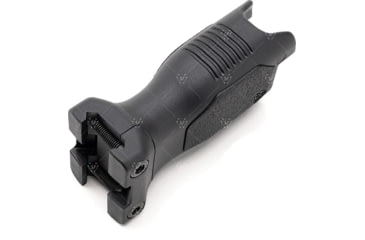 Image of Strike Industries Angled Vertical Grip with Cable Management for 1913 Picatinny Rail, Black, Long, SI-AR-CMAG-RAIL-L-BK