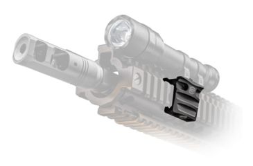 Side 45 /° WADSN Tactical 4 Slots Offset Rail Mount Aluminium pour M300 M600 Scout Light Optic Sight fit M-Lok KEYMOD Picatinny Rail
