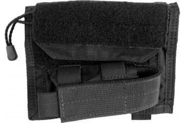 Image of Tactical Assault Gear MOLLE Admin Rampage Pouch, Black, Zip Closure 812326
