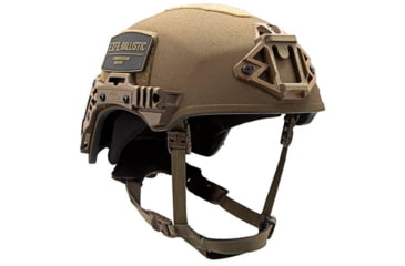 Image of Team Wendy EXFIL Rail 3.0 Ballistic Helmet, LED Left Eye Dominant Retention, Coyote Brown, Medium/Large, 73-R3-31S-E31-L