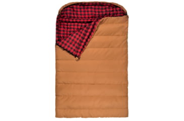 Image of TETON Sports Canvas 20 F Mammoth Double Sleeping Bag, Double-Wide, Brown, Double-Wide, 1167