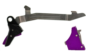 Image of Timney Triggers Alpha Competition Trigger, Glock 17/19/22/23/26/27/31/32/33/34/35 Gen 3-4, Purple, Alpha Glock 3-4 - Purple
