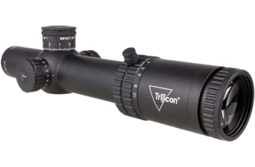 Image of Trijicon Credo 1-10x28mm First Focal Plane 34mm Tube Riflescope w/Red/Green MRAD Segmented Circle Enhanced, Matte Finish, Exposed Elevation Adjuster w/Return to Zero Feature, Black, 2900050