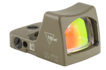 Image of Trijicon RM01 RMR Type 2 LED Red Dot Sight, 3.25 MOA Red Dot, No Mount, Hard Anodized, FDE, 700624